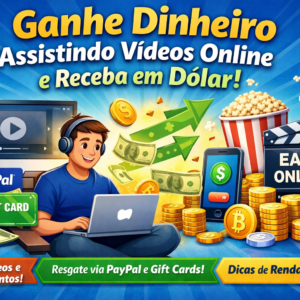 Como Ganhar Dinheiro Assistindo Vídeos Online e Receber em Dólar